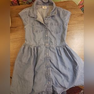 Toddler Jean Dress Short Sleeve Size 4T